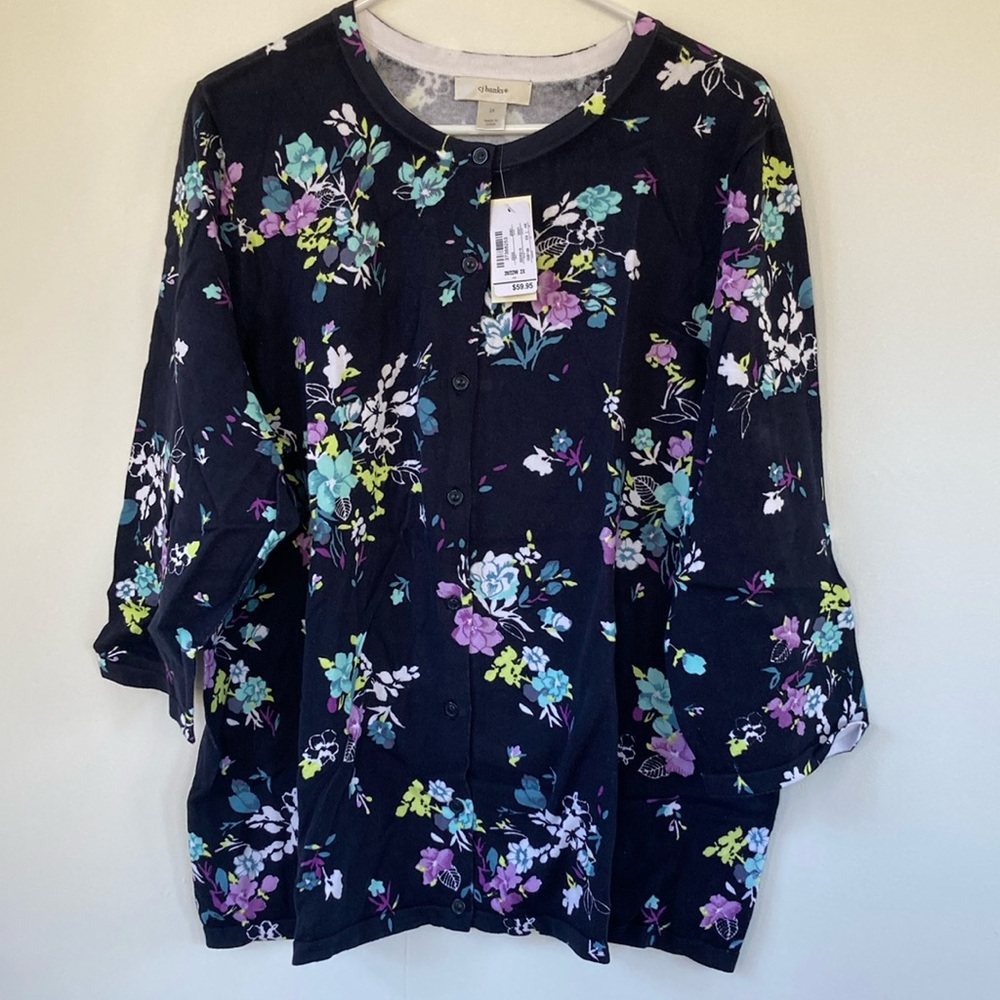 New CJ Banks button up sweater